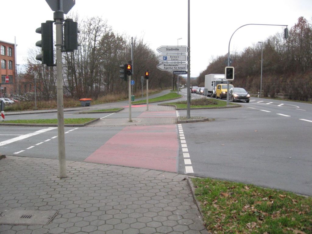 Kreuzung Gutenbergstraße